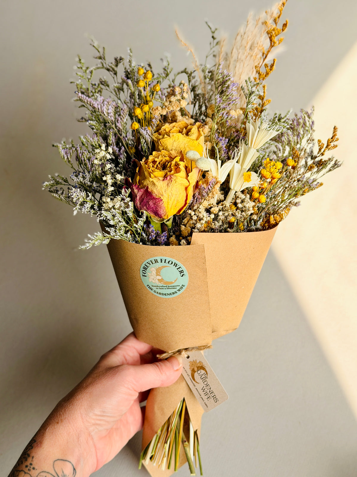 Into The Rose Garden | a Rose Wildflower Bouquet