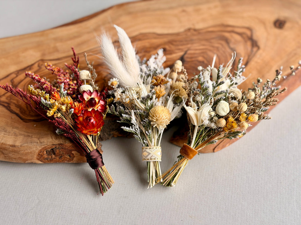 Dried Floral Hat Pin
