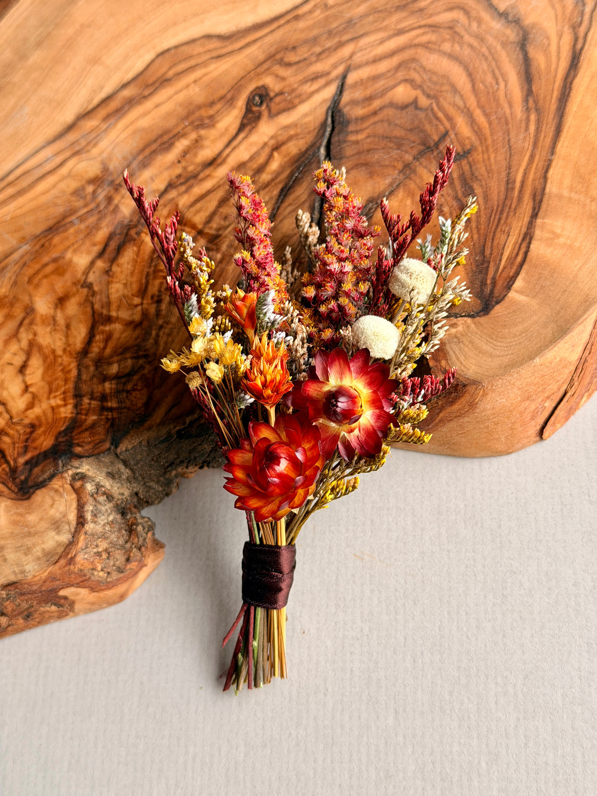 Dried Floral Hat Pin