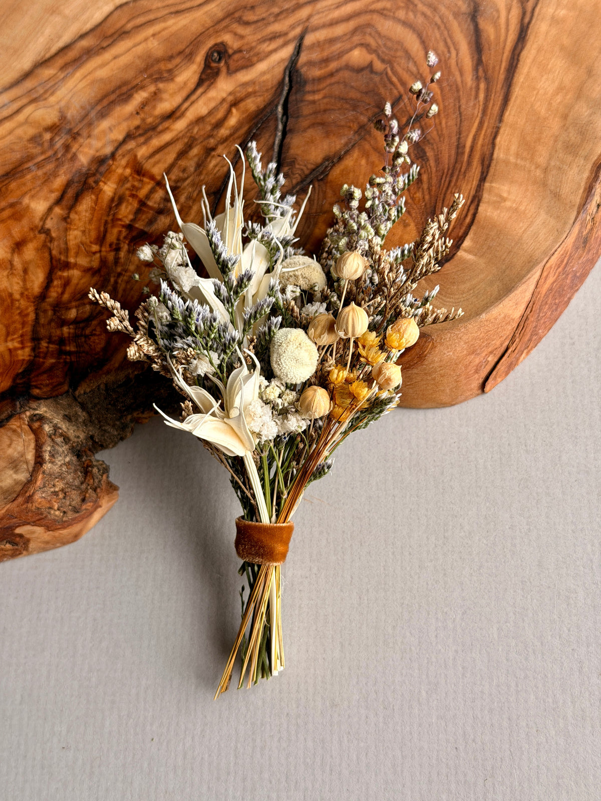 Dried Floral Hat Pin