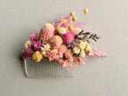 Dried Floral Hair Comb