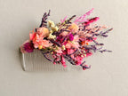Dried Floral Hair Comb