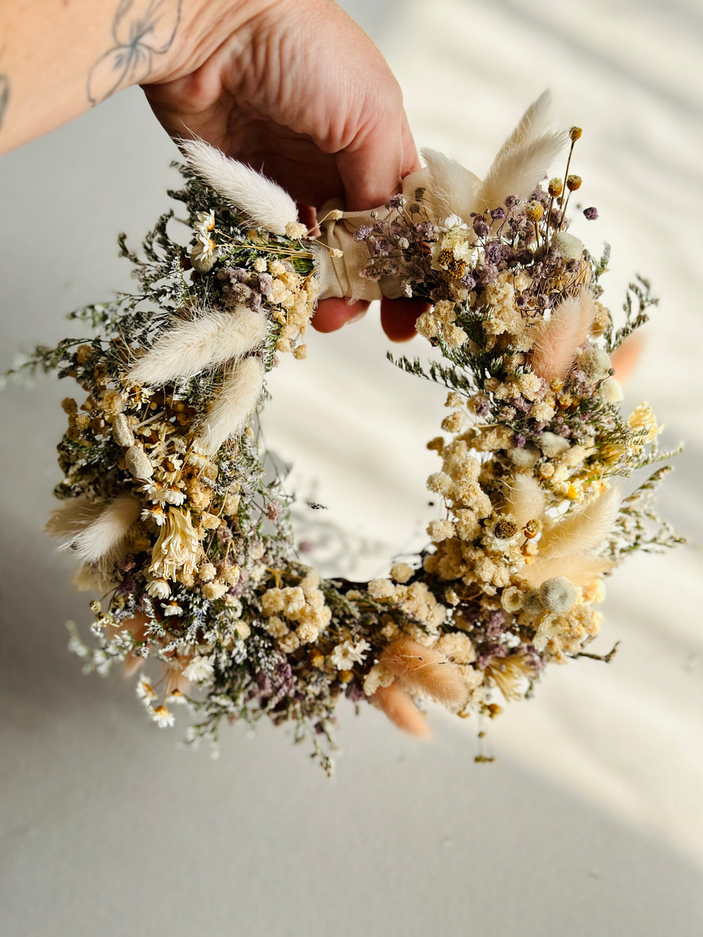 Dried Floral Grapevine Wreath