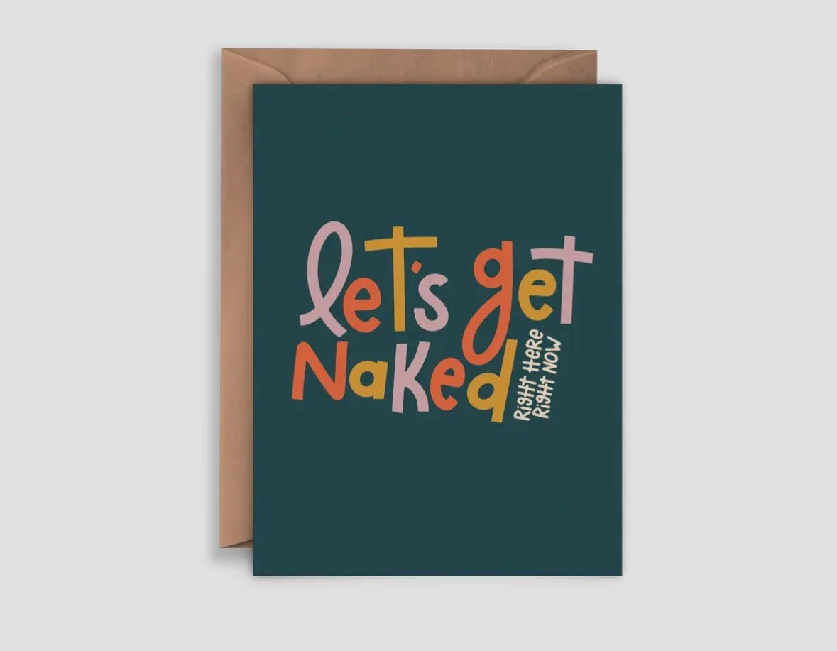 Anniversary Card | Let's Get Naked!