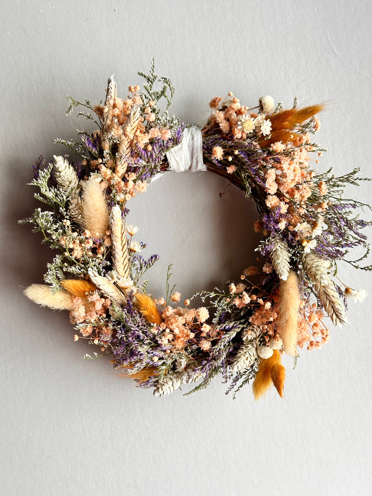 Dried Floral Grapevine Wreath