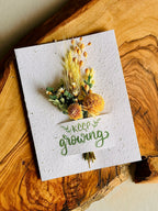 Keep Growing | Wildflower Seed Card + Bouquet