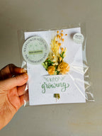 Keep Growing | Wildflower Seed Card + Bouquet