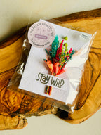 Stay Wild | Wildflower Seed Card + Bouquet