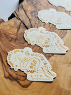 We can't grow by staying the same — Vinyl Sticker
