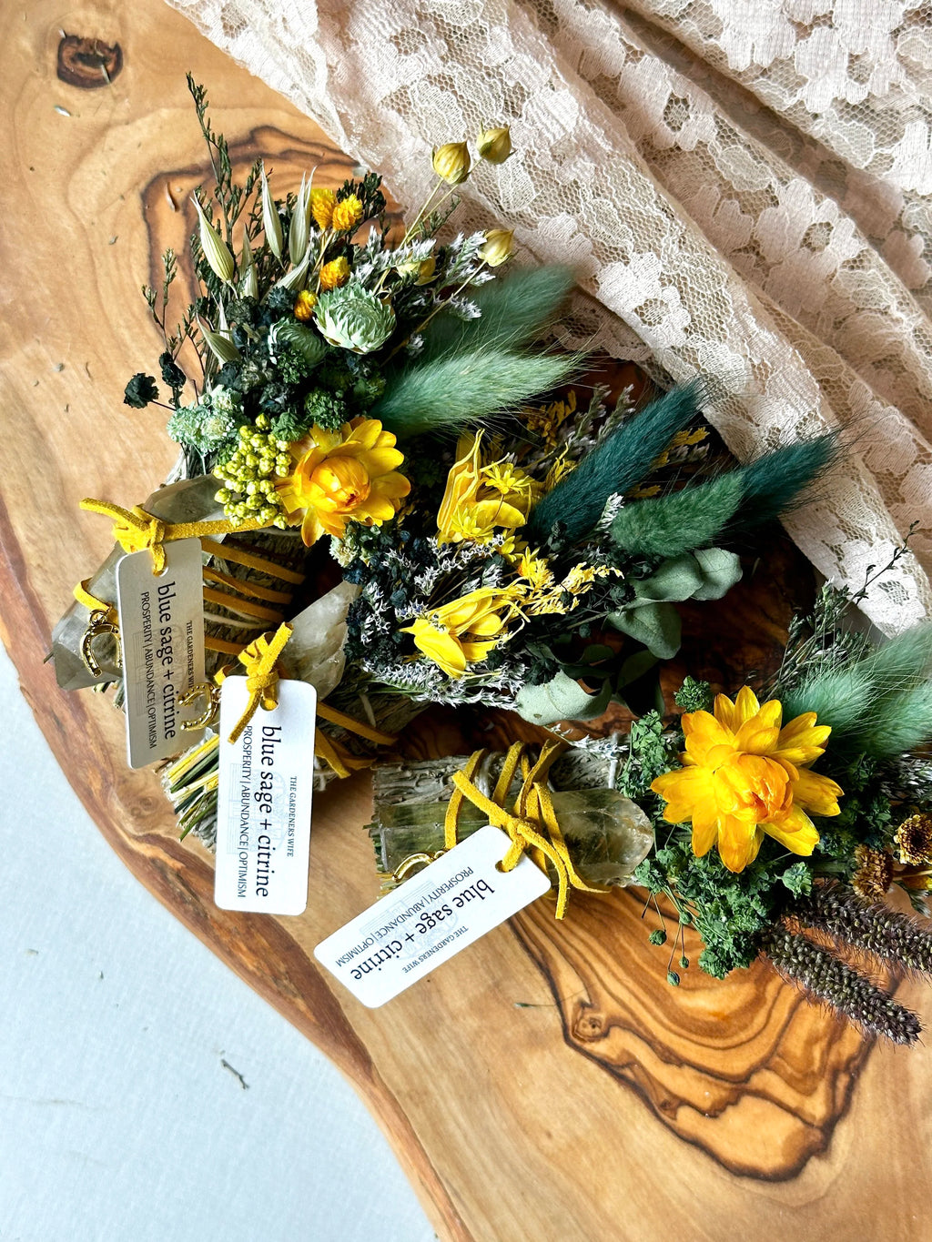 PEACE + ABUNDANCE | Blue Sage & Citrine