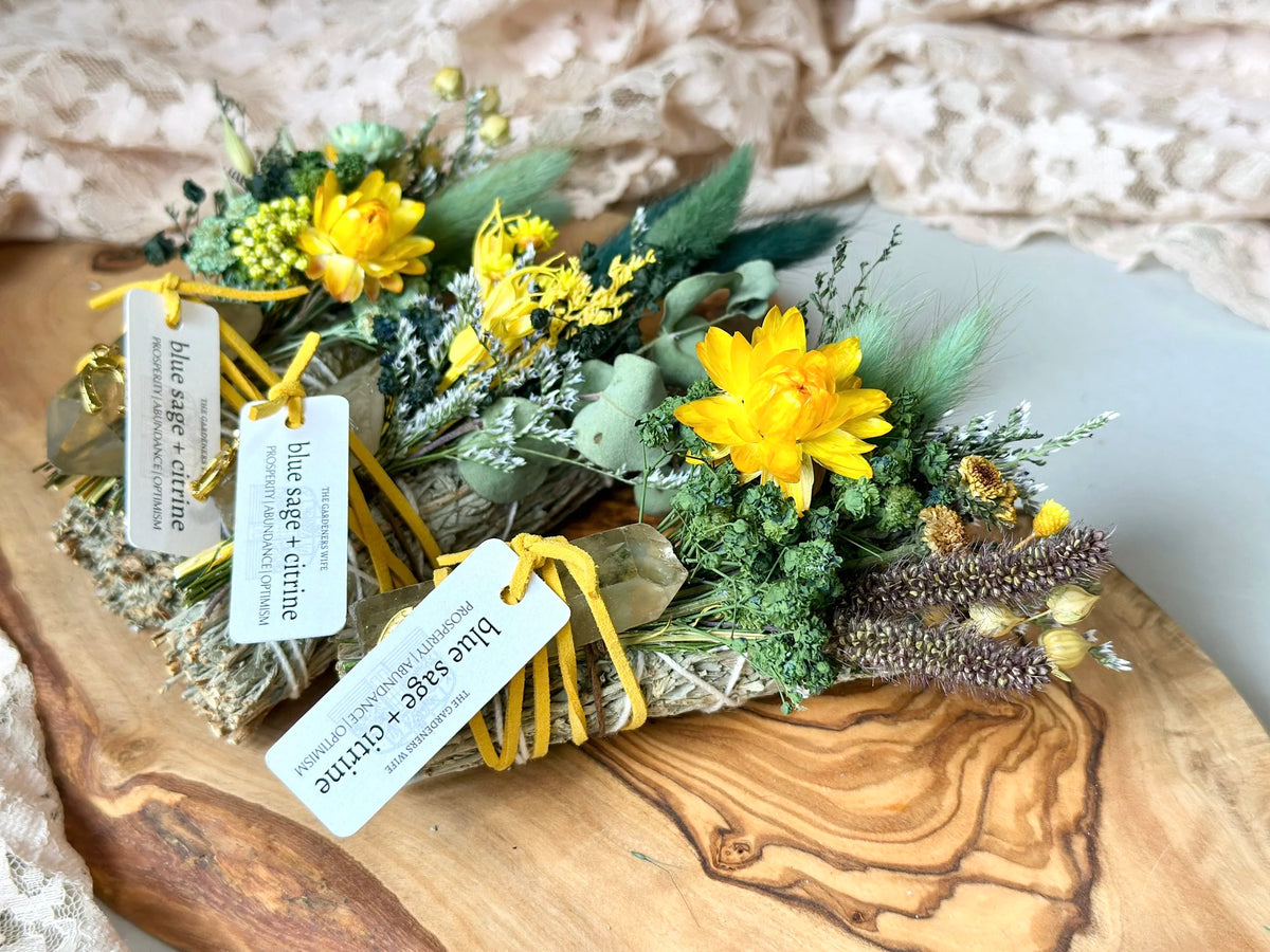 PEACE + ABUNDANCE | Blue Sage & Citrine