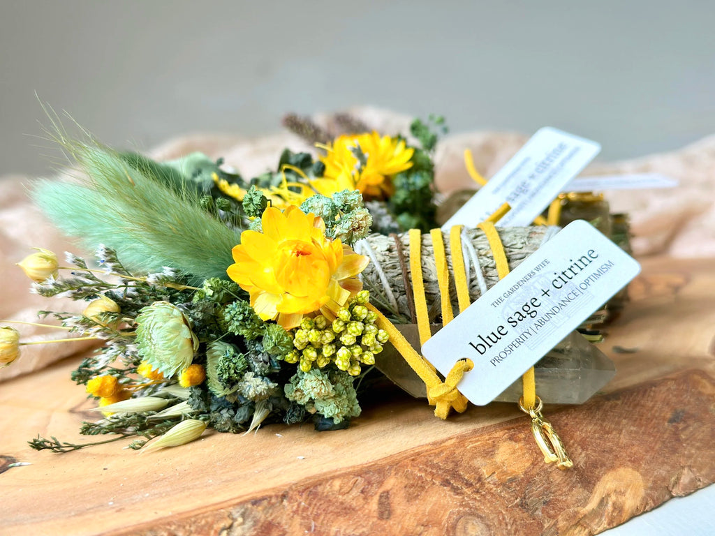 PEACE + ABUNDANCE | Blue Sage & Citrine