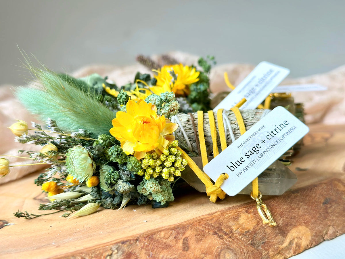 PEACE + ABUNDANCE | Blue Sage & Citrine