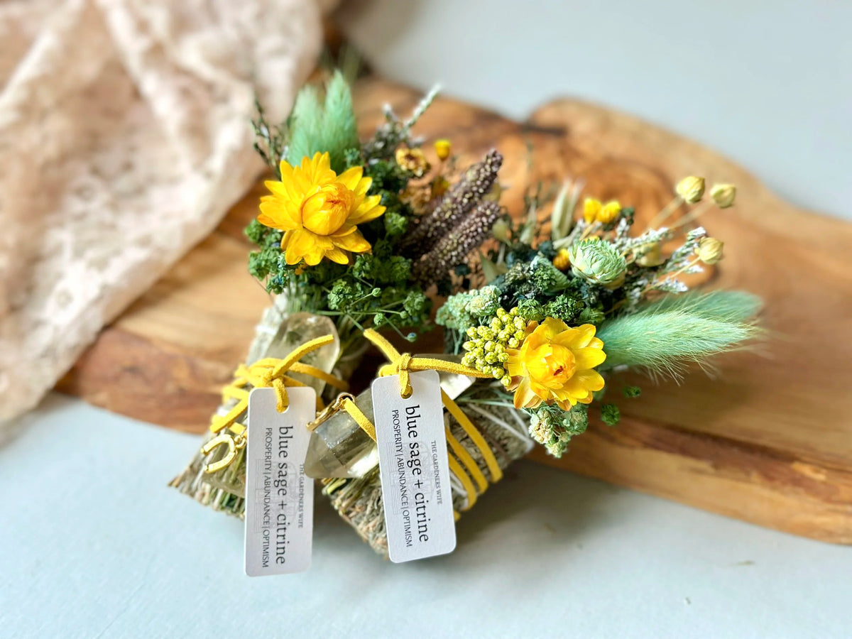 PEACE + ABUNDANCE | Blue Sage & Citrine