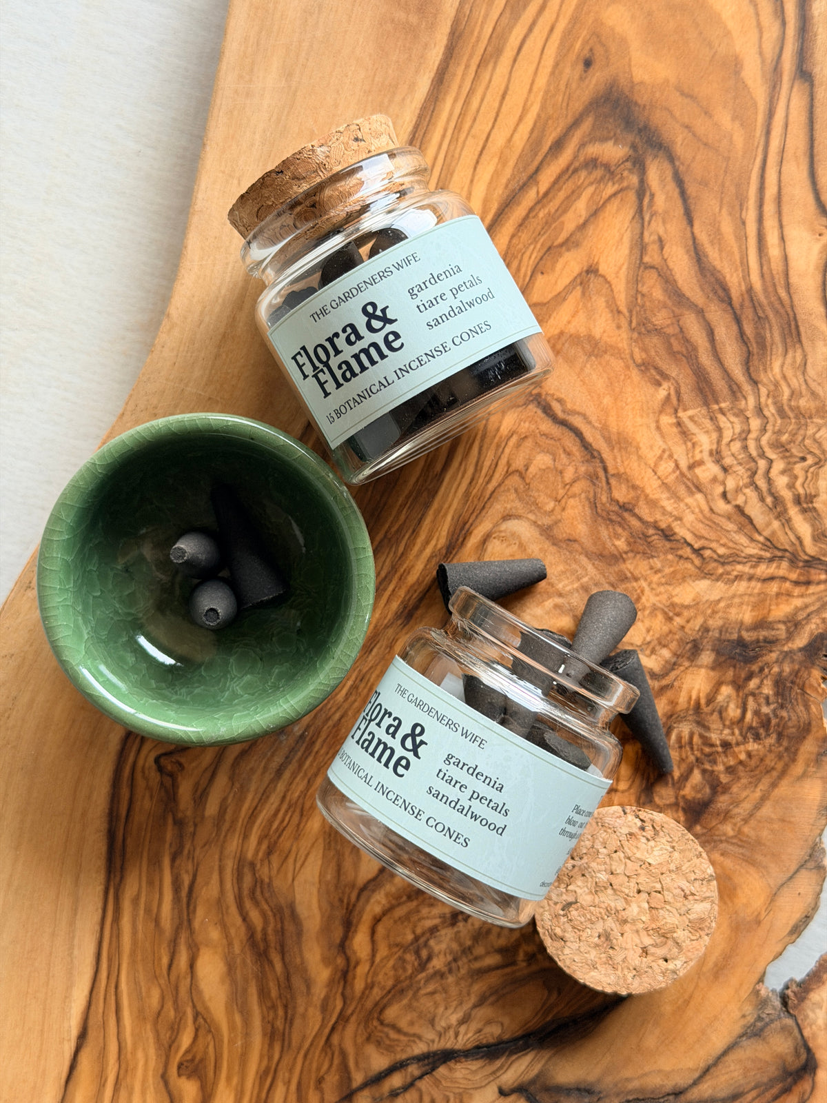 FLORA& FLAME Botanical Incense Cones