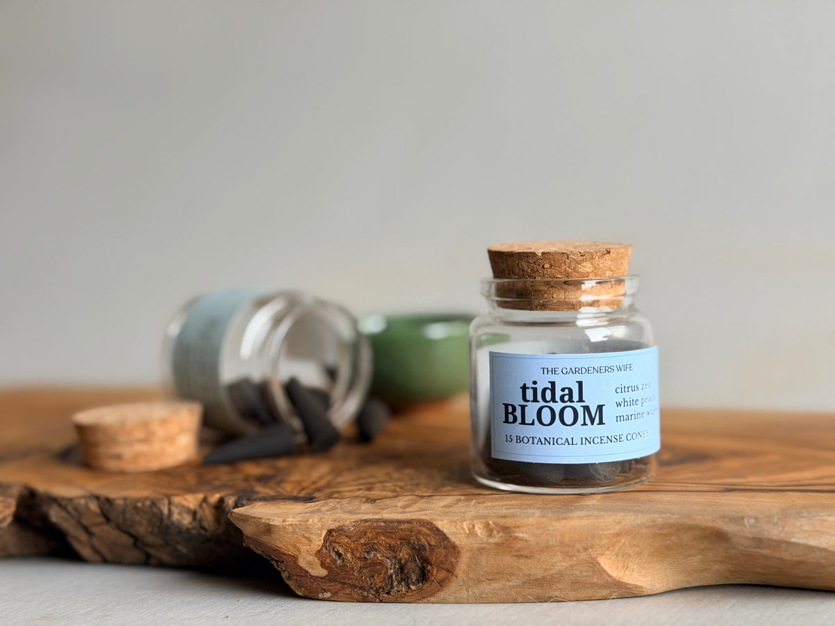 TIDAL BLOOM Botanical Incense Cones