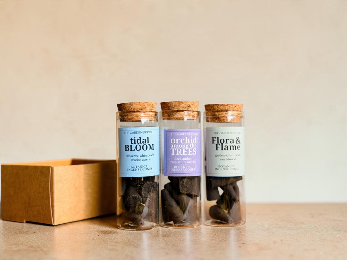 A Ritual in Three Parts | Botanical Incense Cone Set
