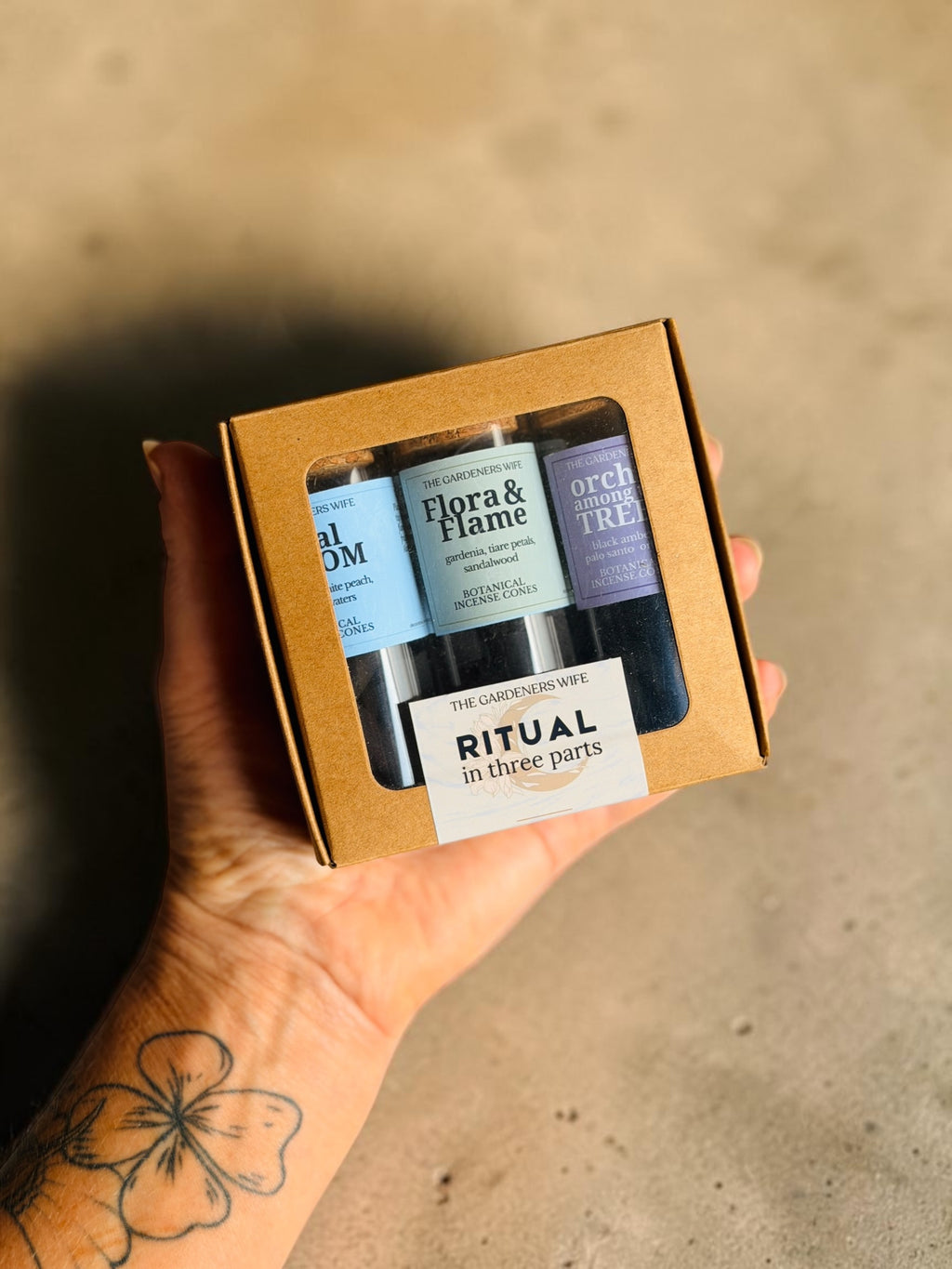 A Ritual in Three Parts | Botanical Incense Cone Set