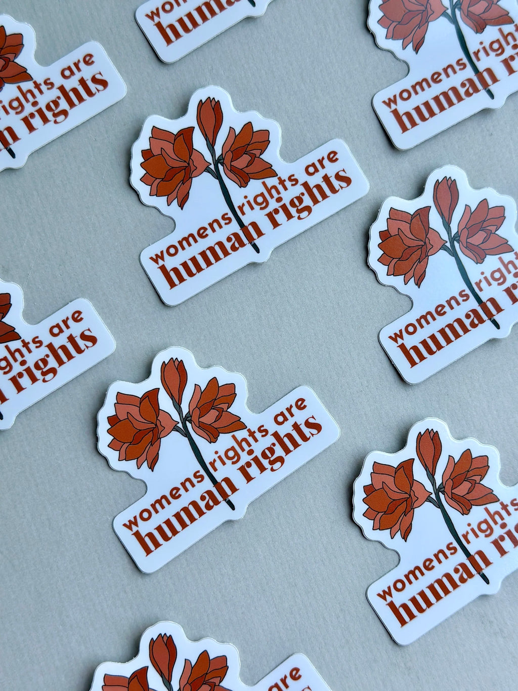 Womens rights are human rights — Vinyl Sticker