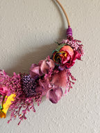Dried Floral Hoops