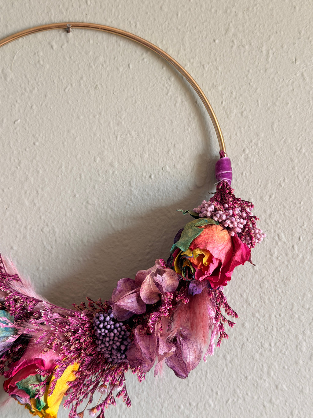 Dried Floral Hoops
