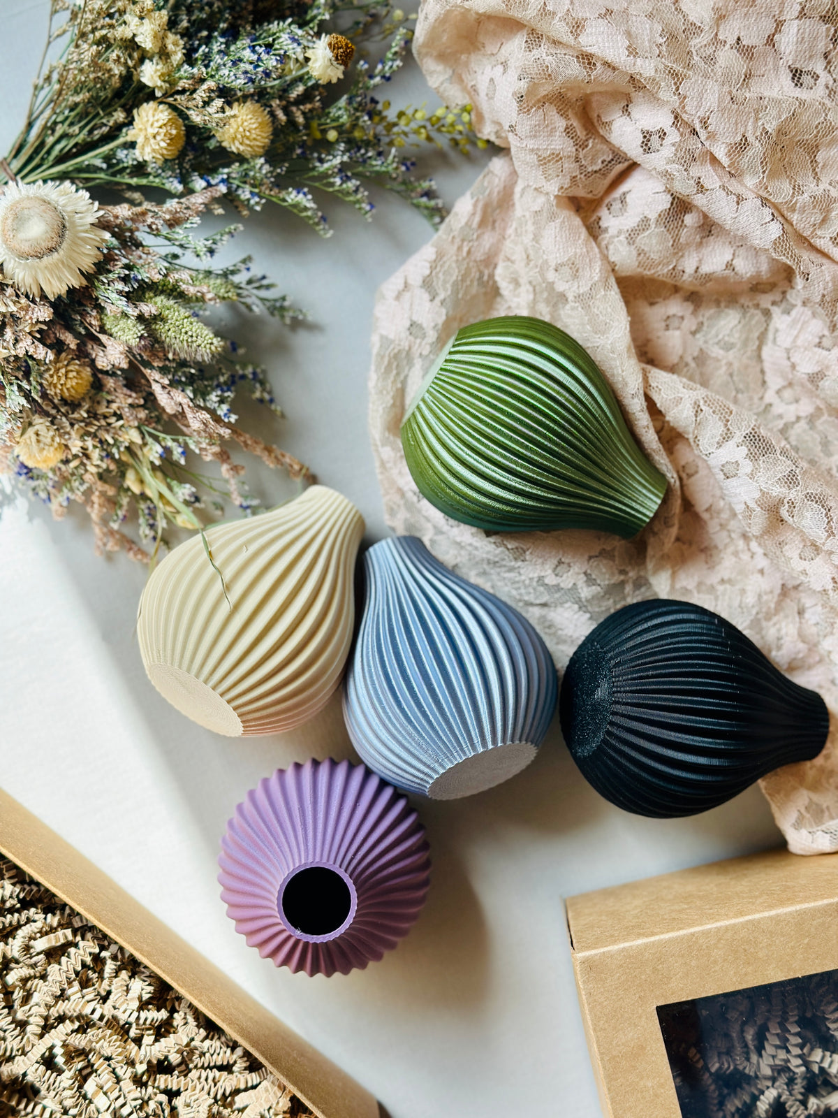 Bouquet in a Box — Forever Florals + Eco-Friendly Vase