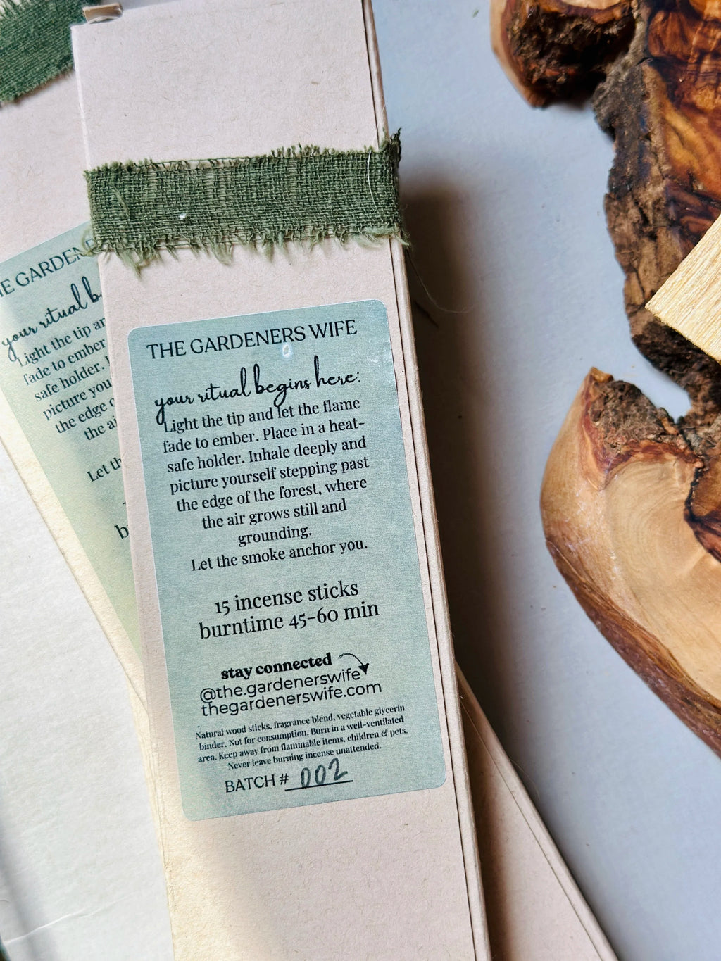 BEYOND THE FOREST Botanical Incense Sticks