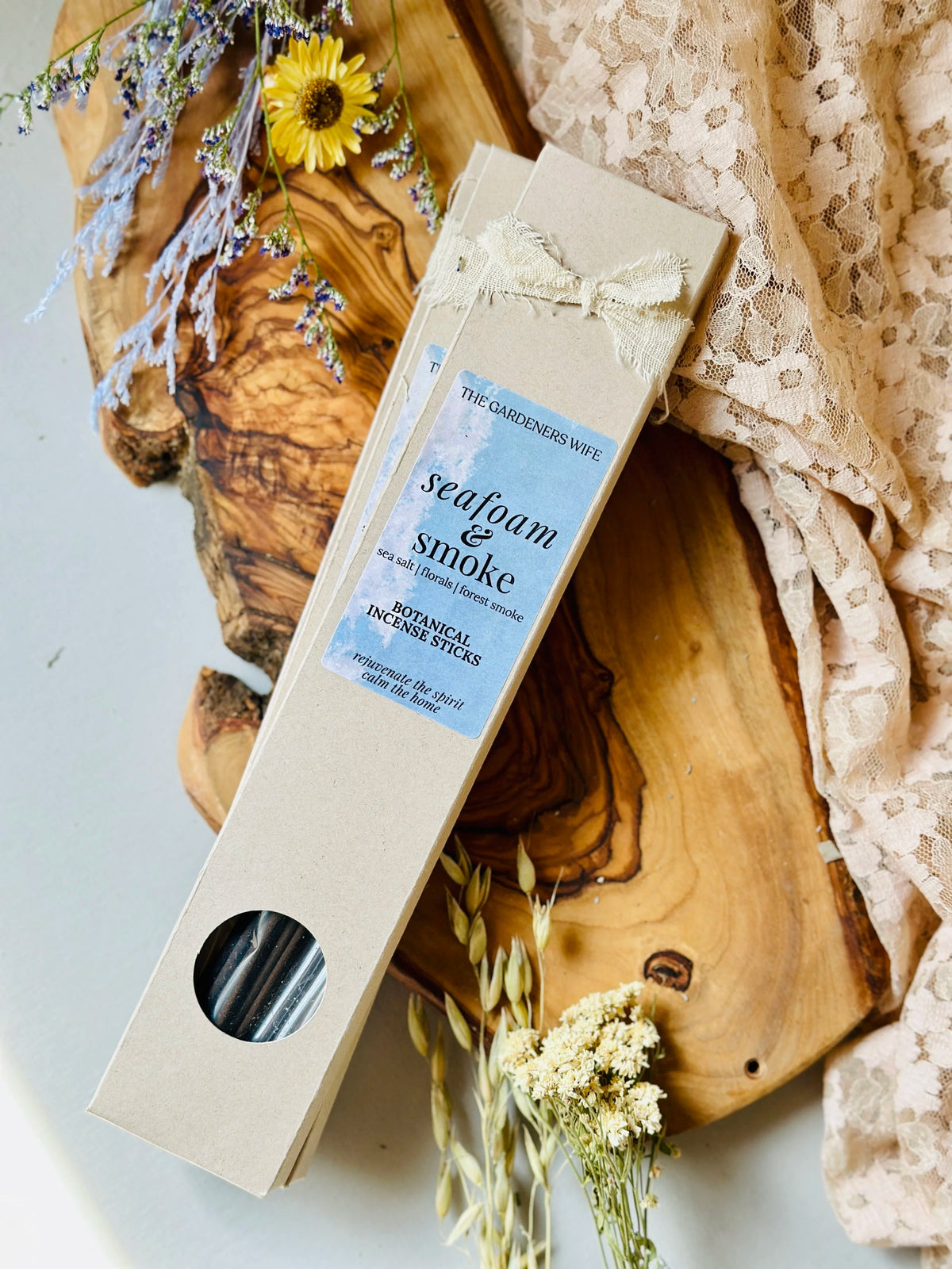 SEAFOAM & SMOKE Botanical Incense Sticks