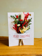 Merry Christmas | Wildflower Seed Card + Bouquet
