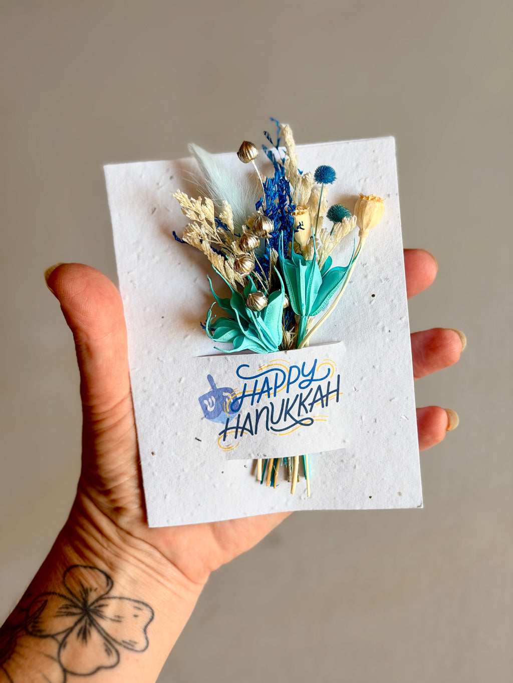 Happy Hanukkah | Wildflower Seed Card + Bouquet