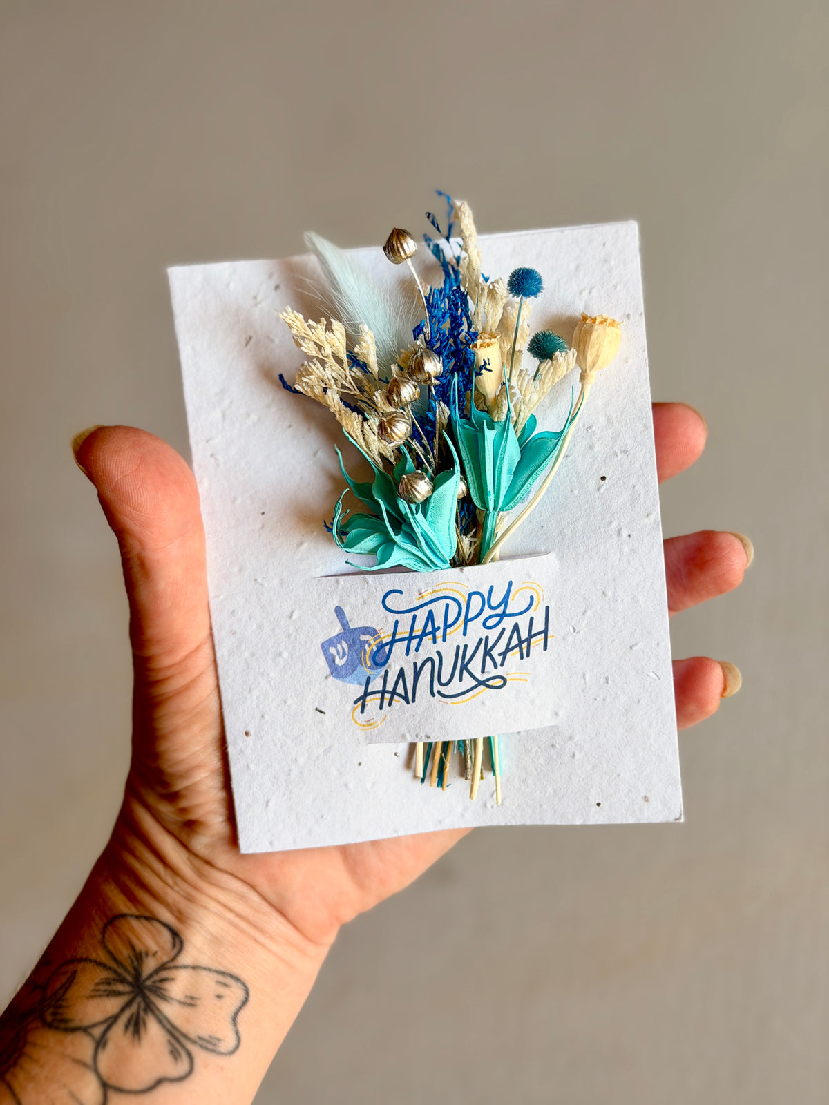Happy Hanukkah | Wildflower Seed Card + Bouquet