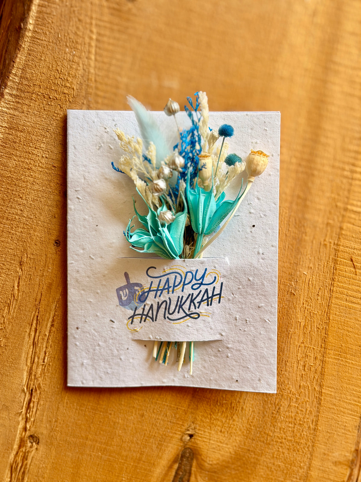 Happy Hanukkah | Wildflower Seed Card + Bouquet