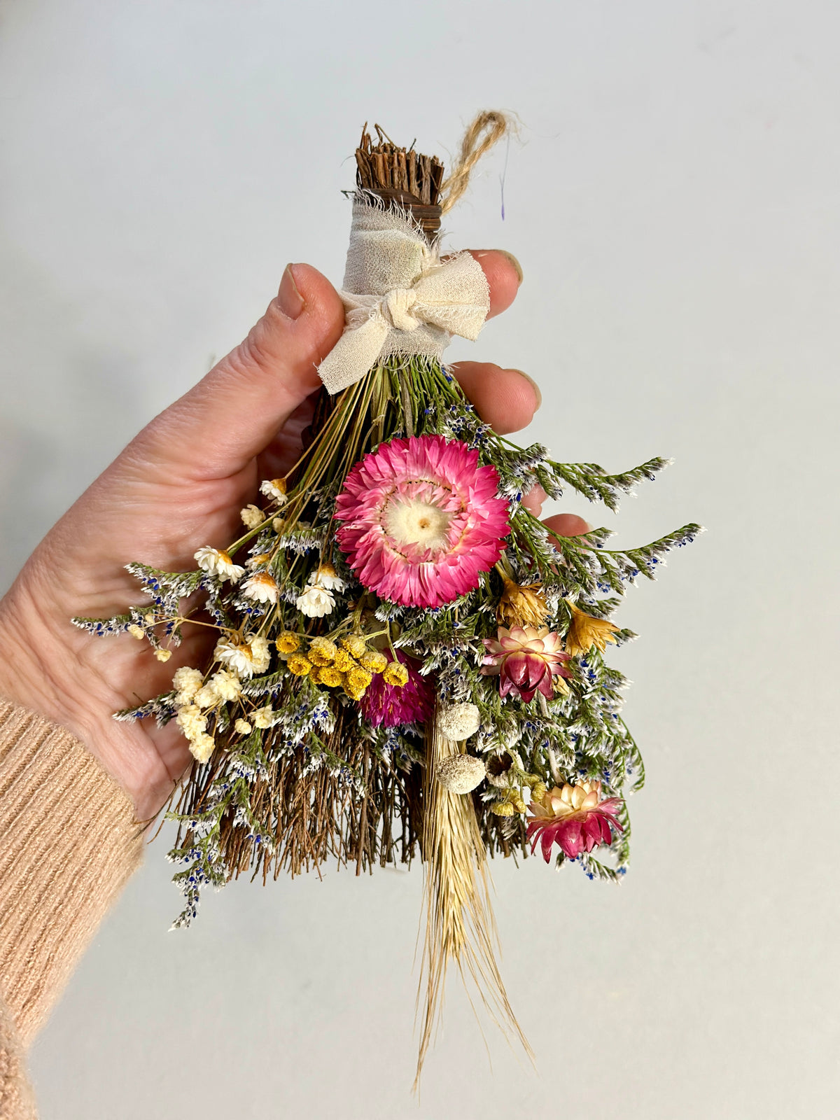 The Welcome Broom | Dried Florals & Good Luck