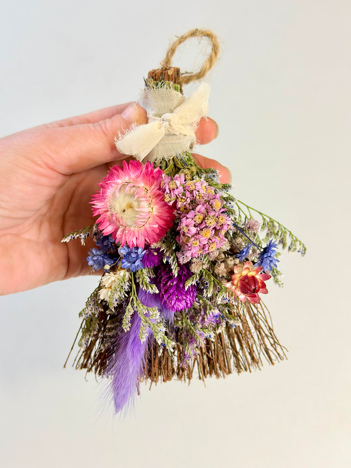 The Welcome Broom | Dried Florals & Good Luck