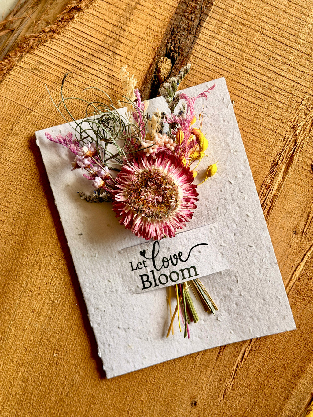 Let Love Bloom | Wildflower Seed Card + Bouquet