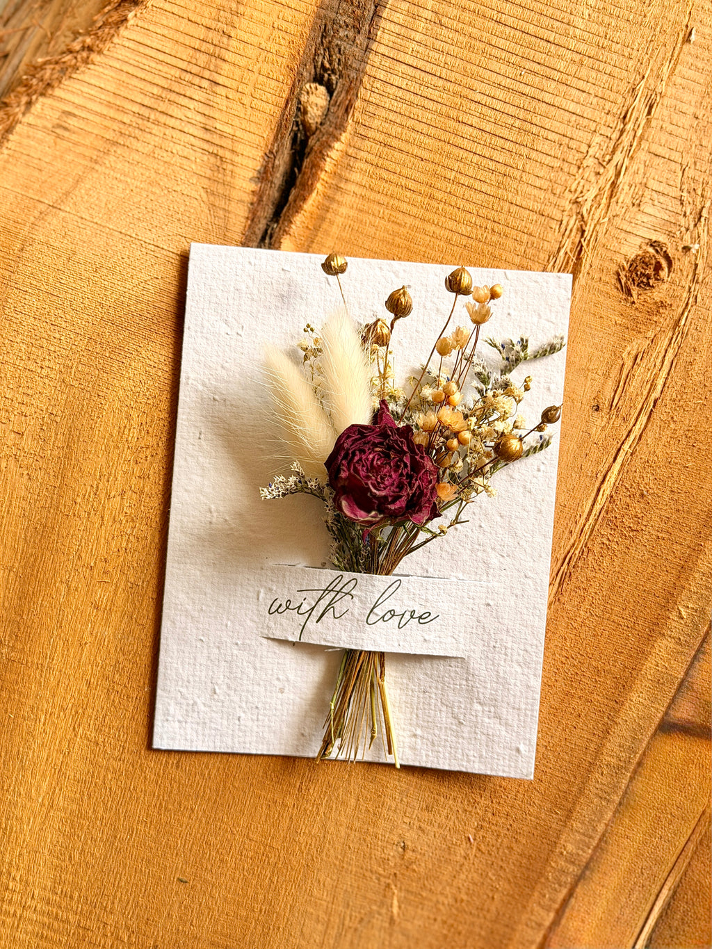 With Love |  Wildflower Seed Card + Bouquet