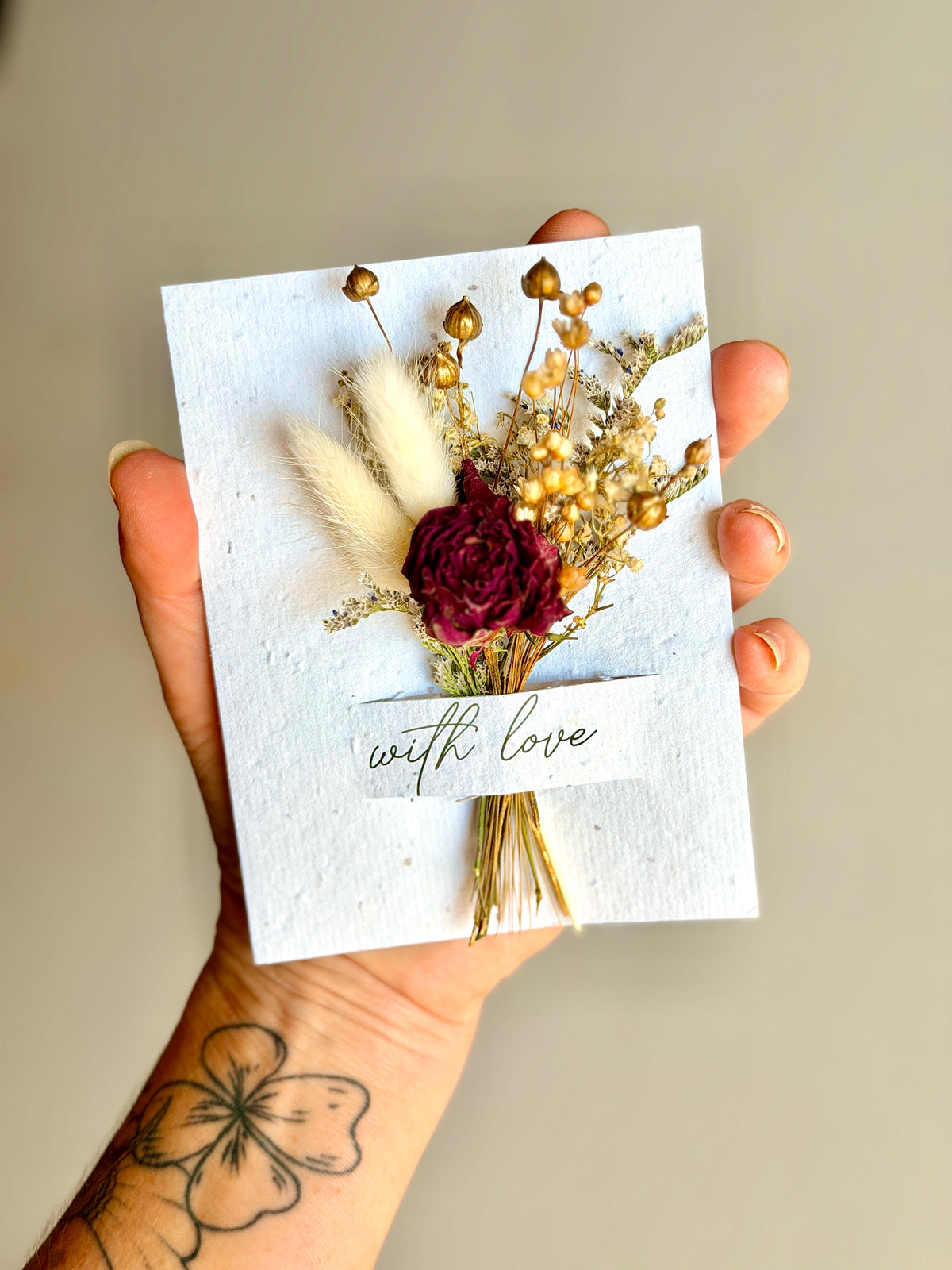 With Love |  Wildflower Seed Card + Bouquet