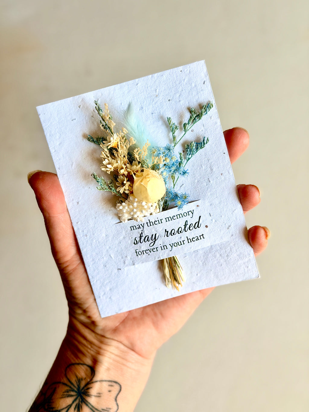 Much Sympathy | Wildflower Seed Card + Bouquet