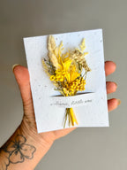 Welcome Little One | Wildflower Seed Card + Bouquet
