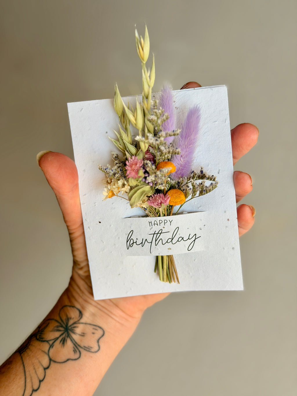 Happy Birthday | Wildflower Seed Card + Bouquet