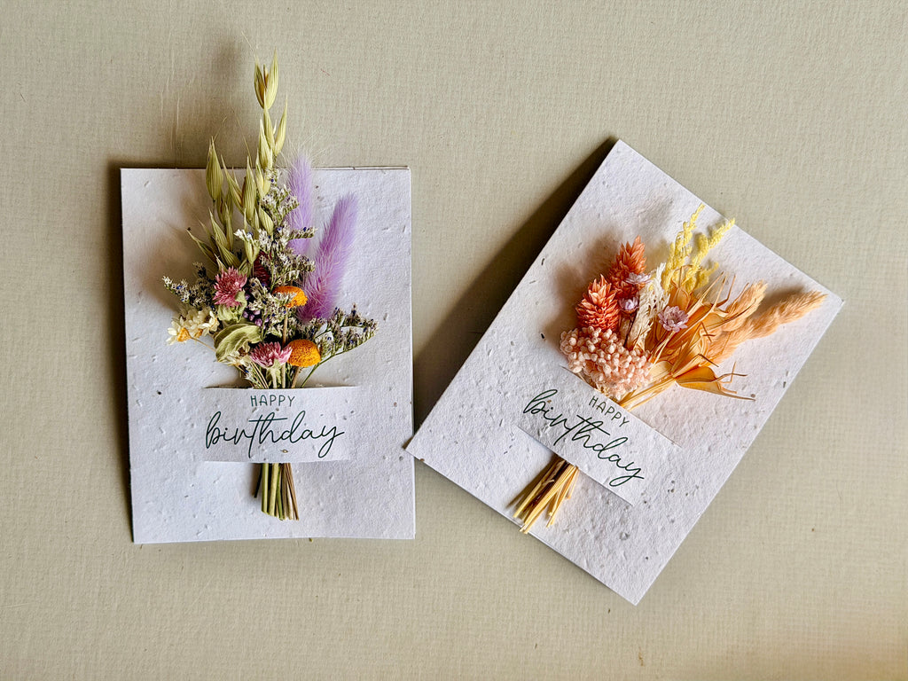 Happy Birthday | Wildflower Seed Card + Bouquet
