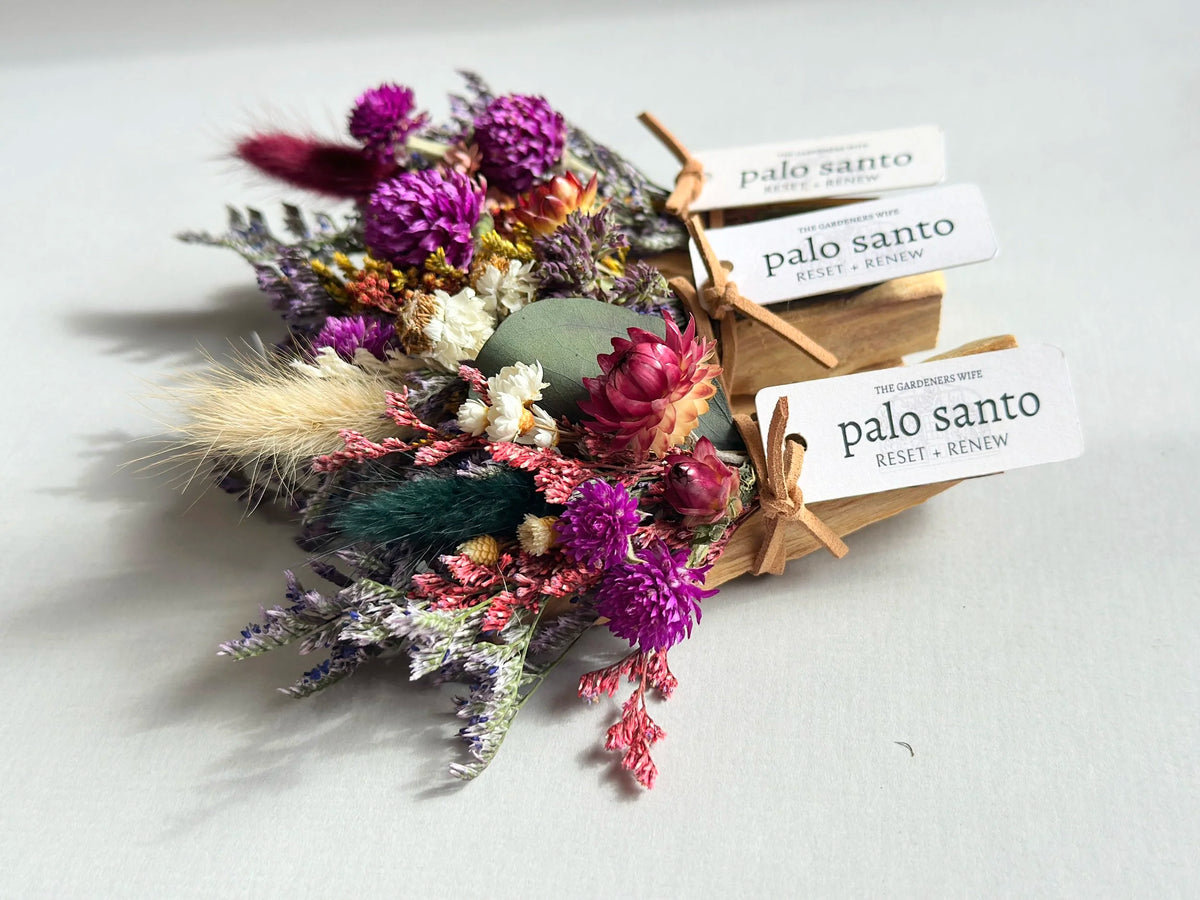 CLARITY + GROUNDING | Palo Santo & Flowers