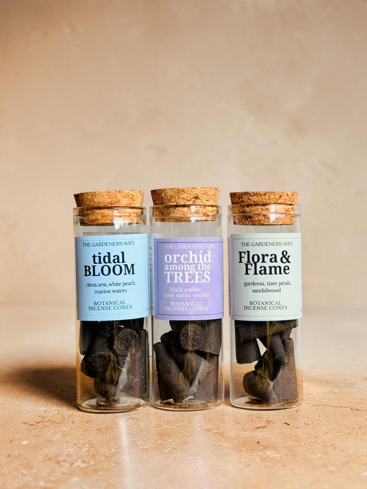 A Ritual in Three Parts | Botanical Incense Cone Set