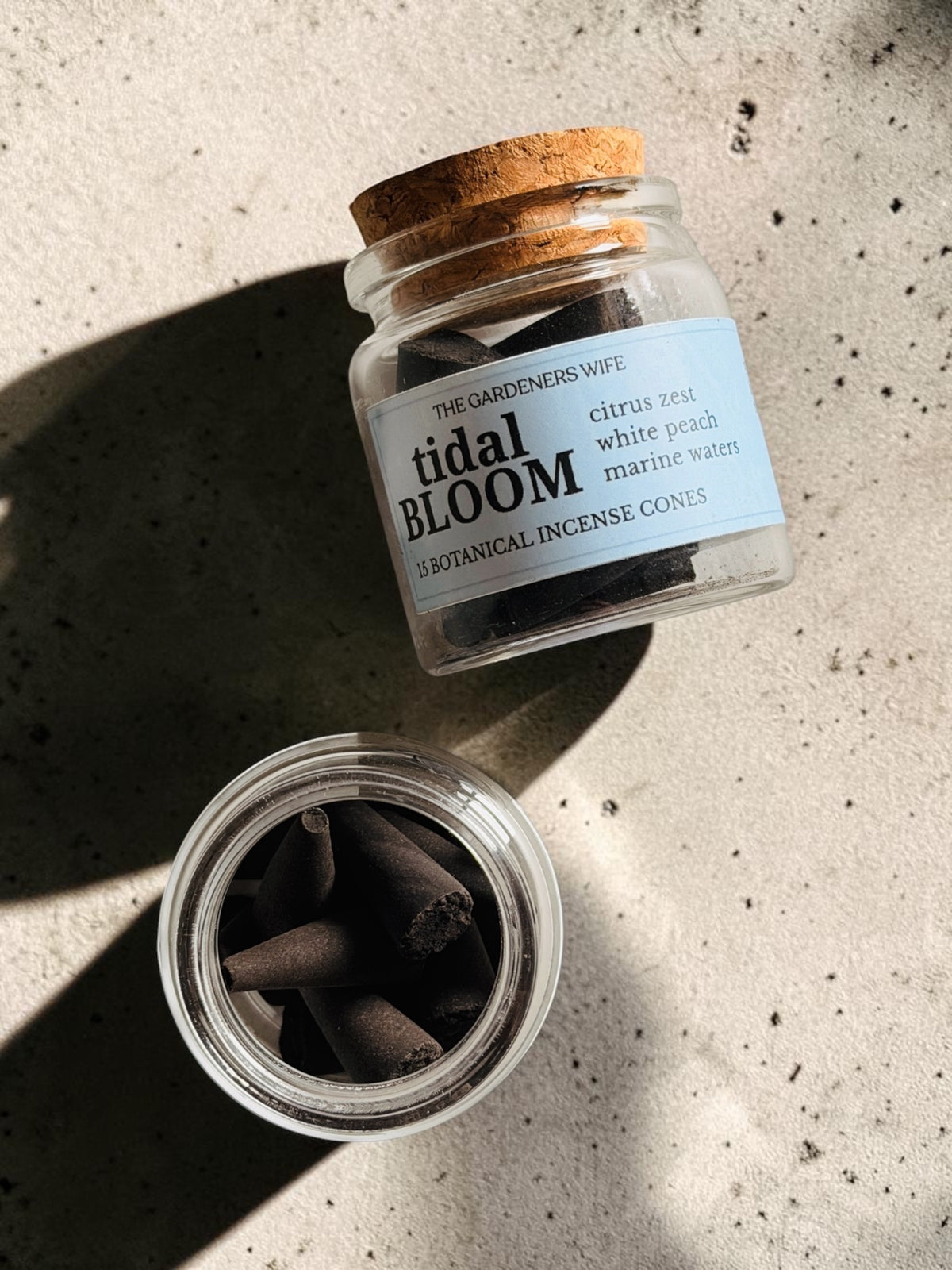 TIDAL BLOOM Botanical Incense Cones