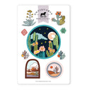 Night Cactus Sticker Pack
