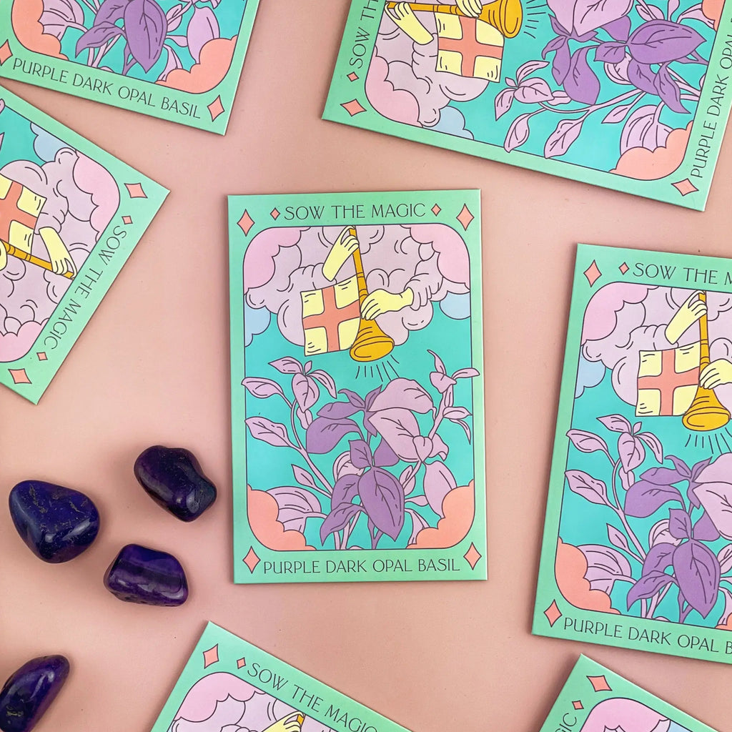 Purple Dark Opal Basil | The Judgement Card