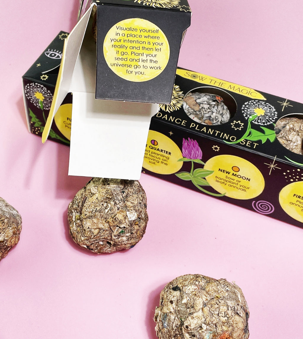 Abundance Moon Phase Seed Balls