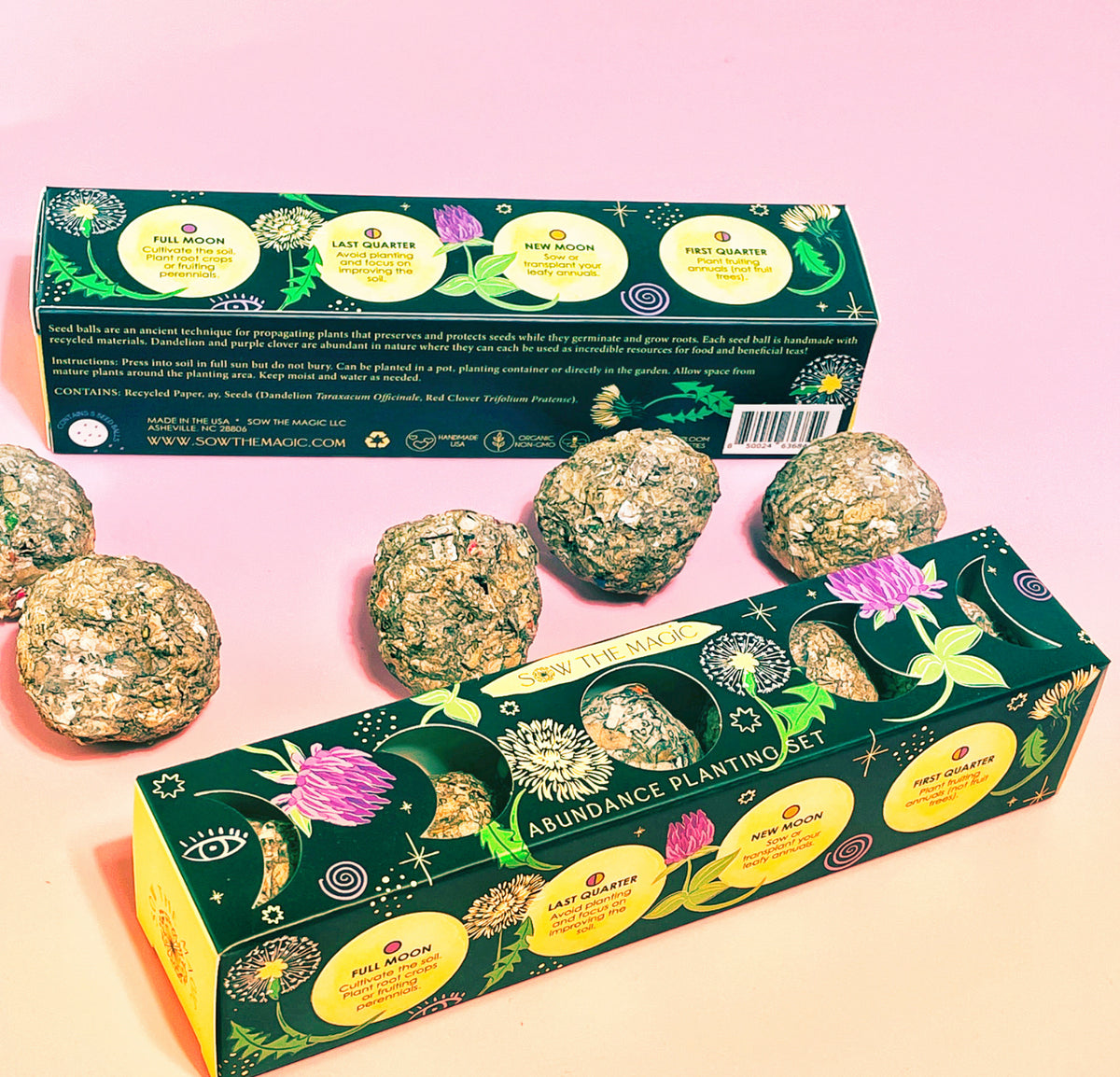 Abundance Moon Phase Seed Balls