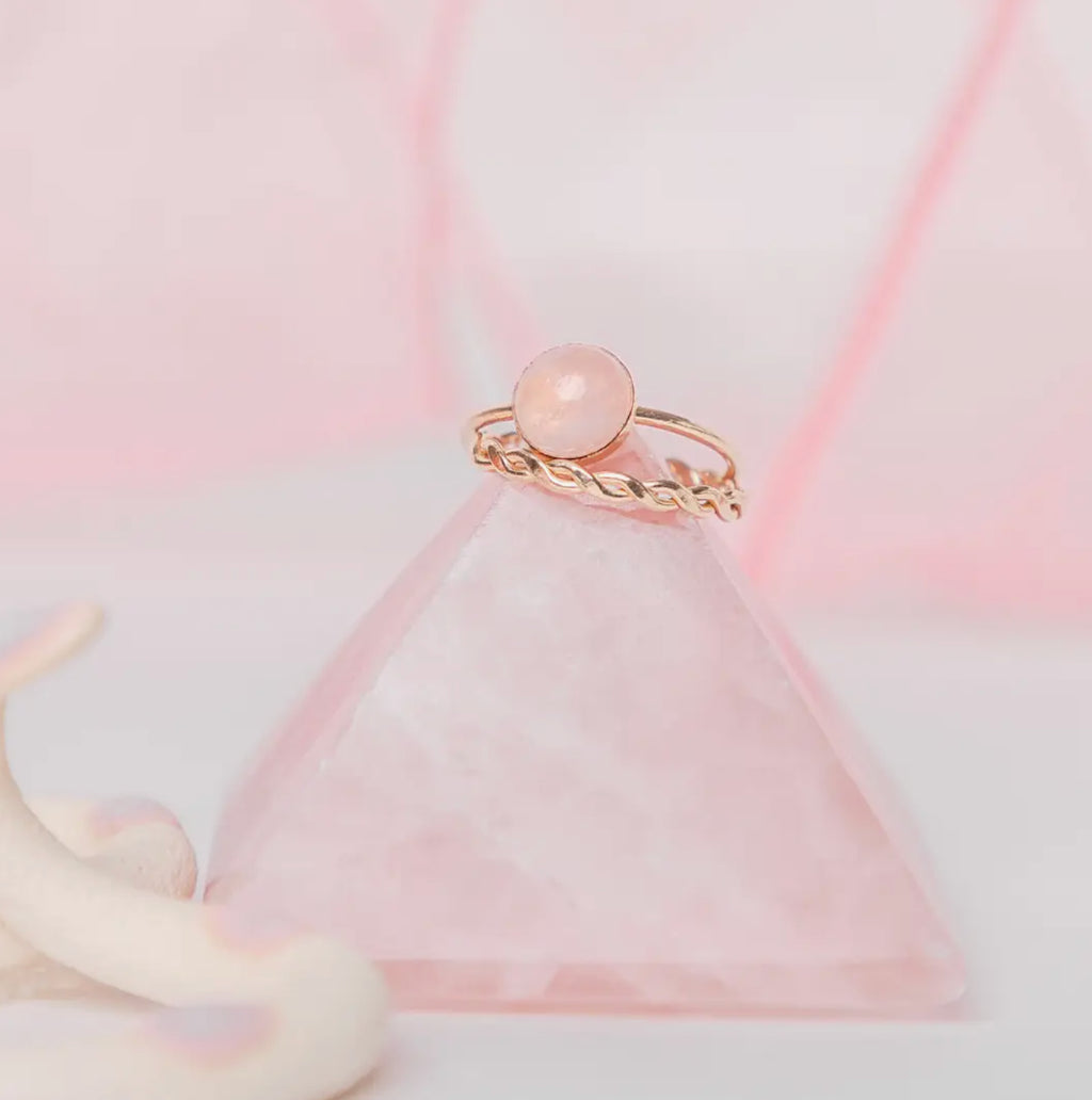 Love:  Rose Quartz Ring