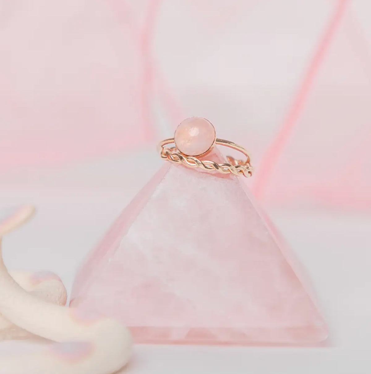 Love:  Rose Quartz Ring